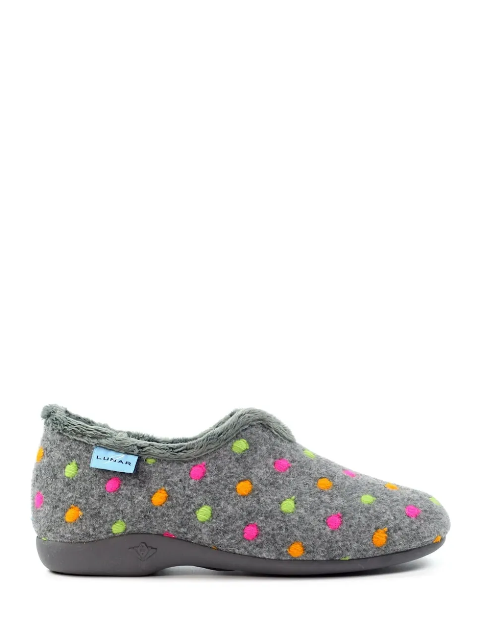 Lunar Grey Full Slippers