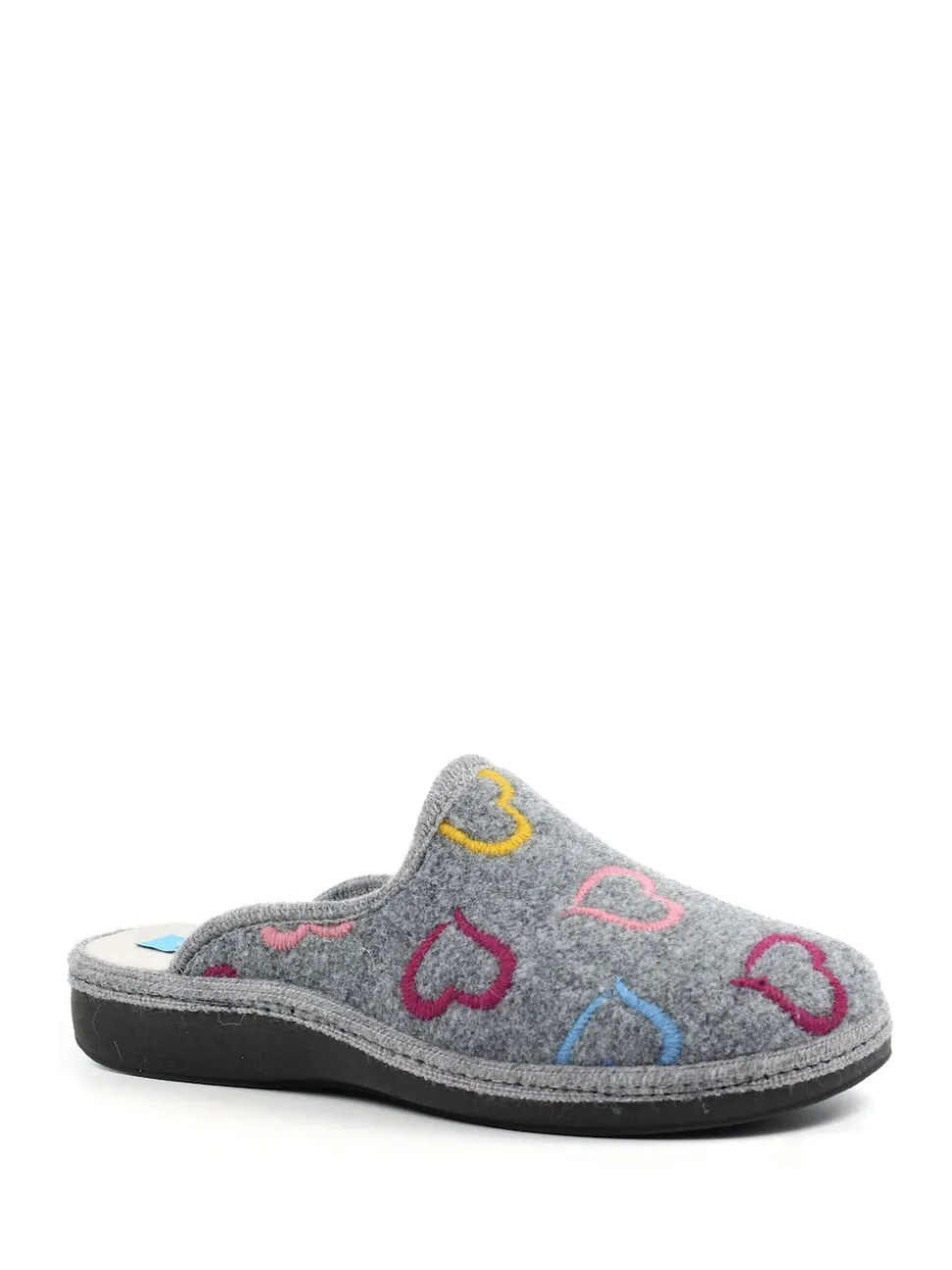 Lunar Grey Mule Slippers