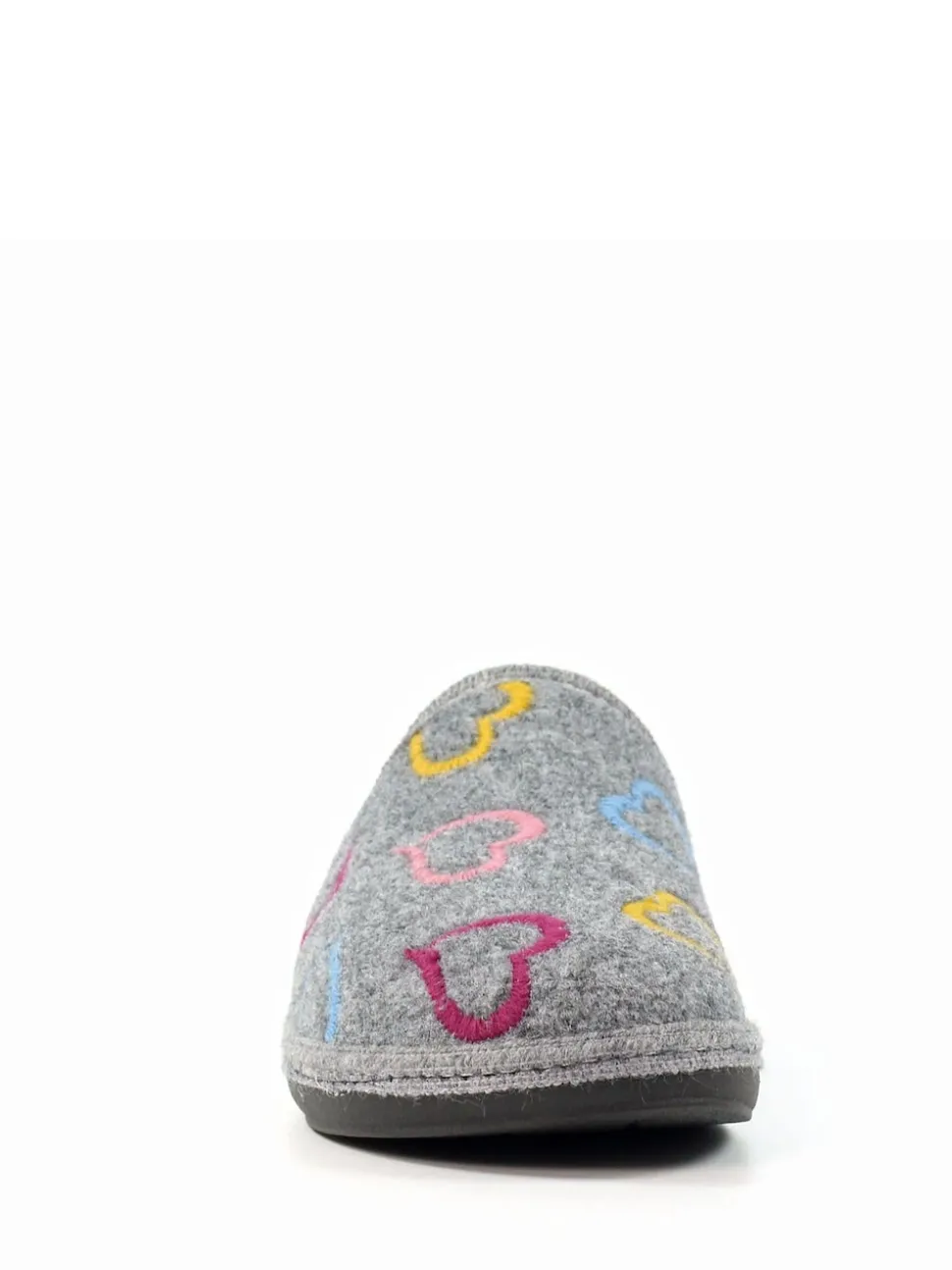 Lunar Grey Mule Slippers