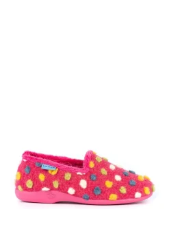 Lunar Pink Ladies Full Slippers