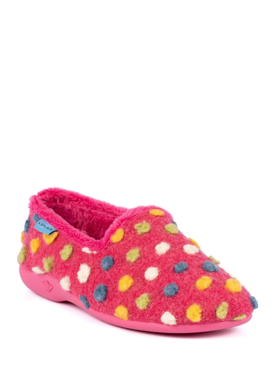 Lunar Pink Ladies Full Slippers