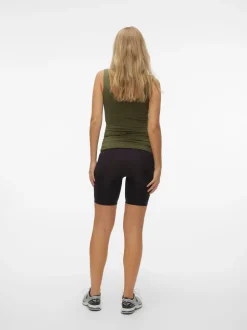 Mamalicious Black Maternity Seamless Leggings