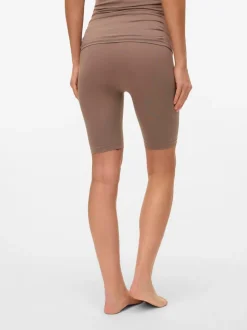 Mamalicious Brown Maternity Seamless Leggings
