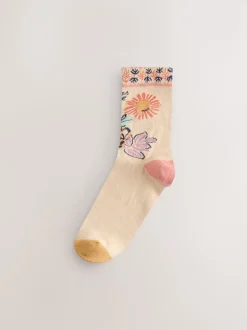 Marrakesh Mix Print Ankle Socks 5 Pack