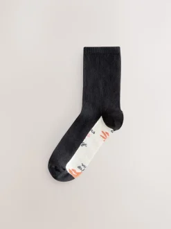 Marrakesh Mix Print Footbed Ankle Socks 5 Pack