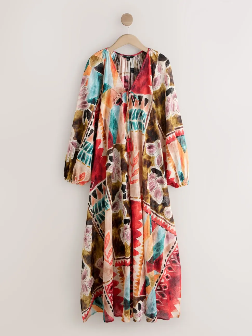 Marrrakesh Scene Print Maxi Kaftan