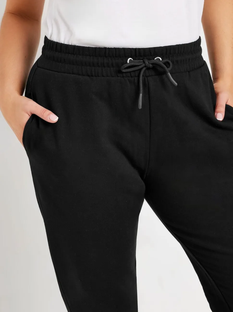 M&Co Black Cuffed Joggers 2 Pack
