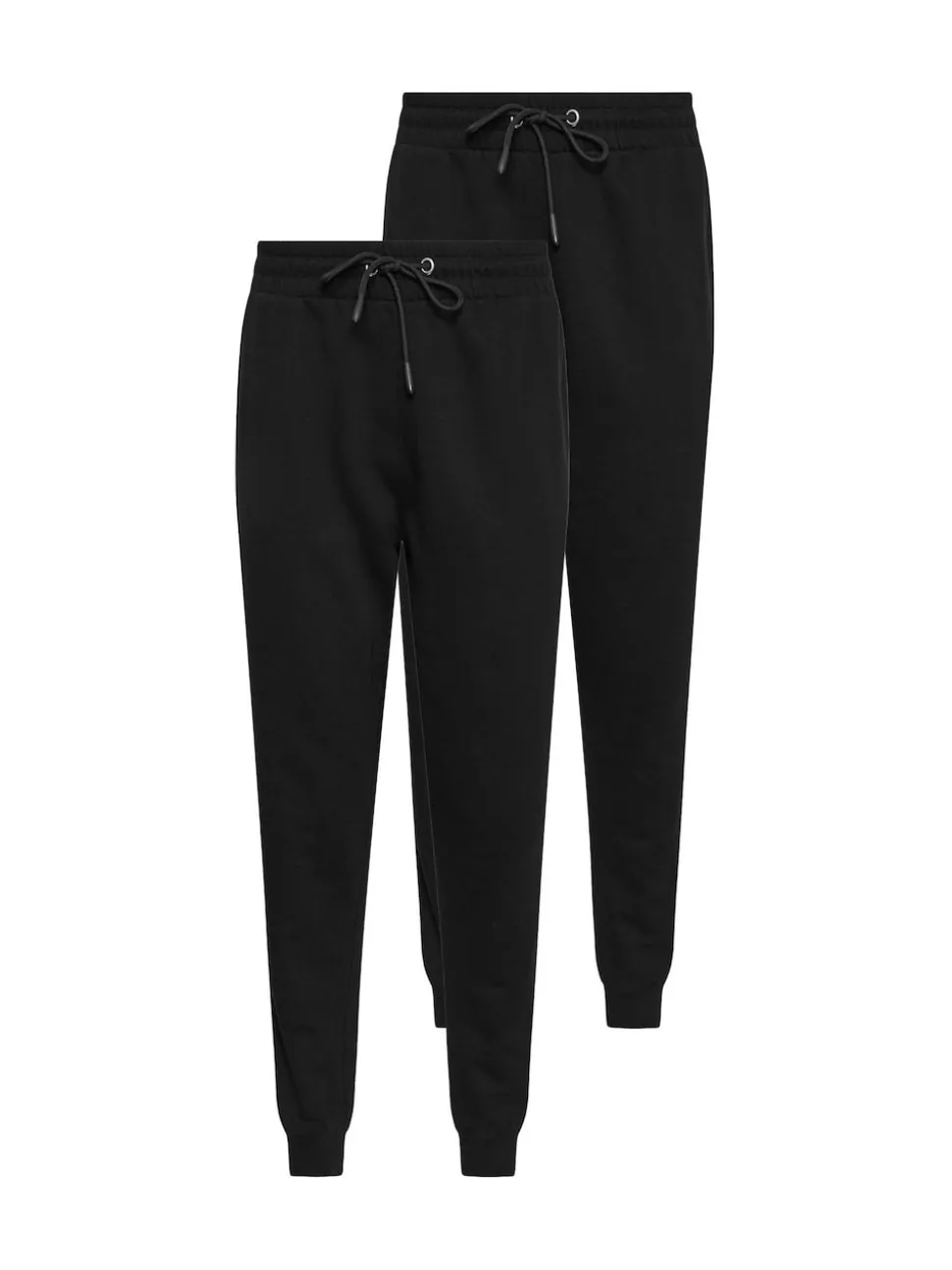M&Co Black Cuffed Joggers 2 Pack