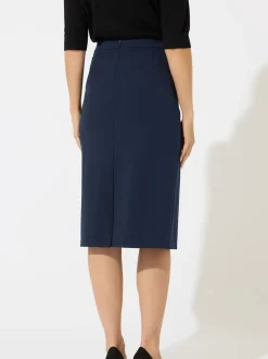 M&Co Blue Tailored Pencil Skirt