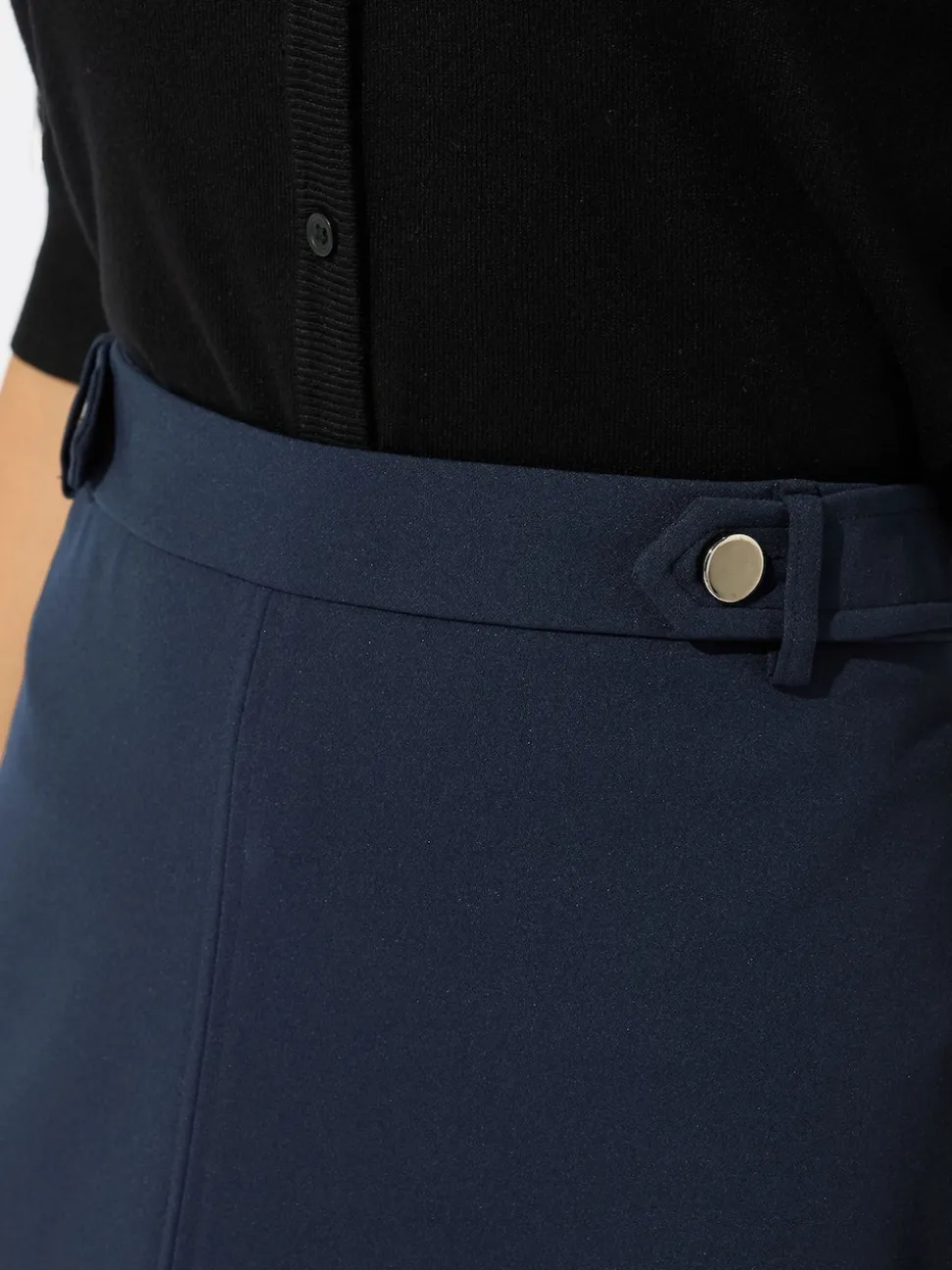 M&Co Blue Tailored Pencil Skirt
