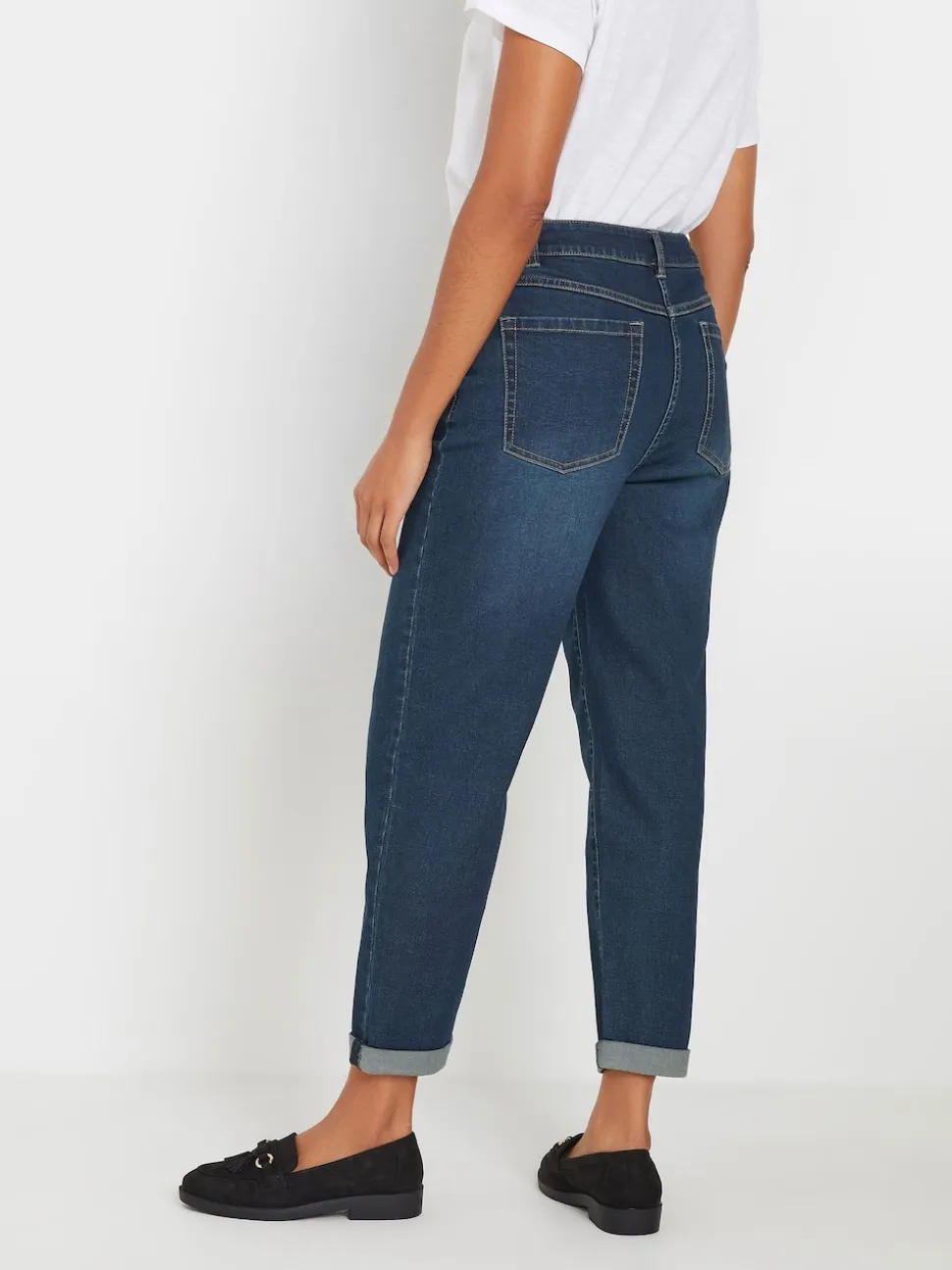 M&Co Dark blue Mom Jeans