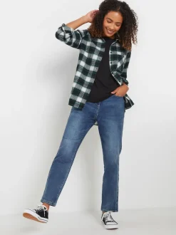 M&Co Green Check Shirt