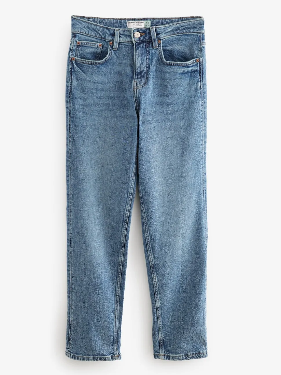 Mid Blue Boyfriend Jeans