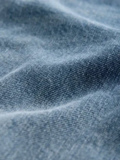 Mid Blue Boyfriend Turn Up Jeans