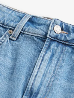 Mid Blue Denim Boy Shorts