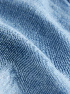 Mid Blue Denim Boy Shorts