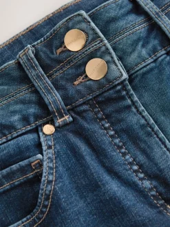 Mid Blue Denim Slim Lift And Shape Jeans