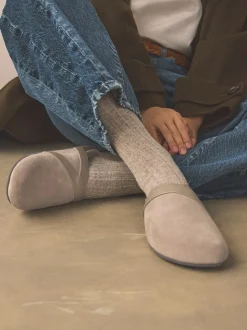 Mink Brown Forever Comfort Leather Clean Footbed Clogs