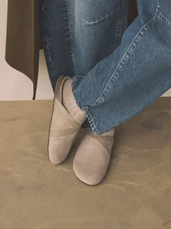Mink Brown Forever Comfort Leather Clean Footbed Clogs