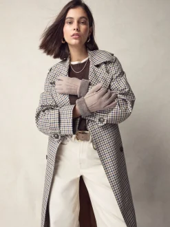 Mink Brown N. Premium Leather Sheepskin Gloves