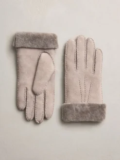 Mink Brown N. Premium Leather Sheepskin Gloves