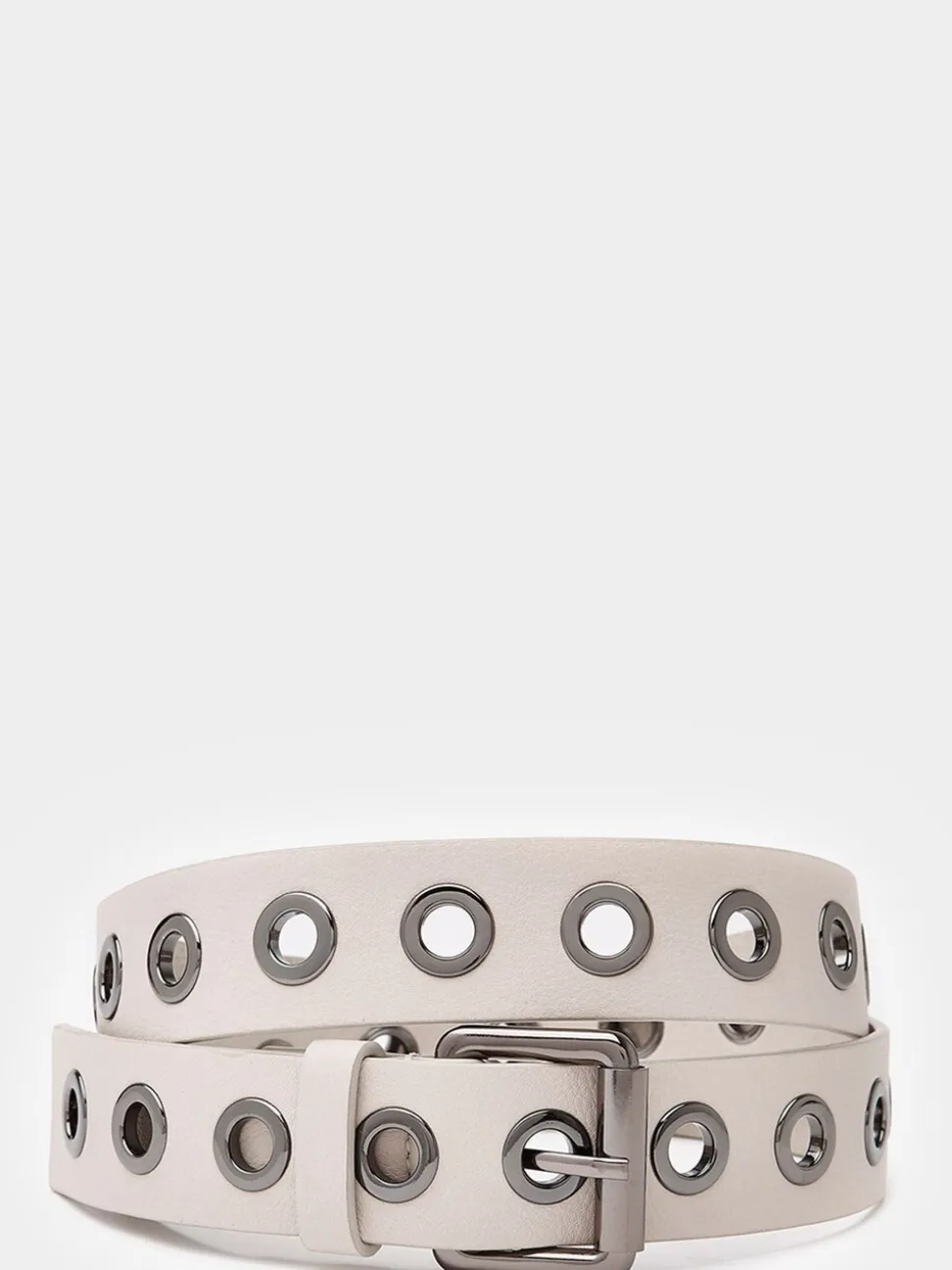 Mint Velvet Beige Leather Belt