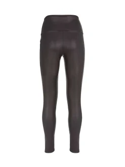 Mint Velvet Black Leather Look Leggings
