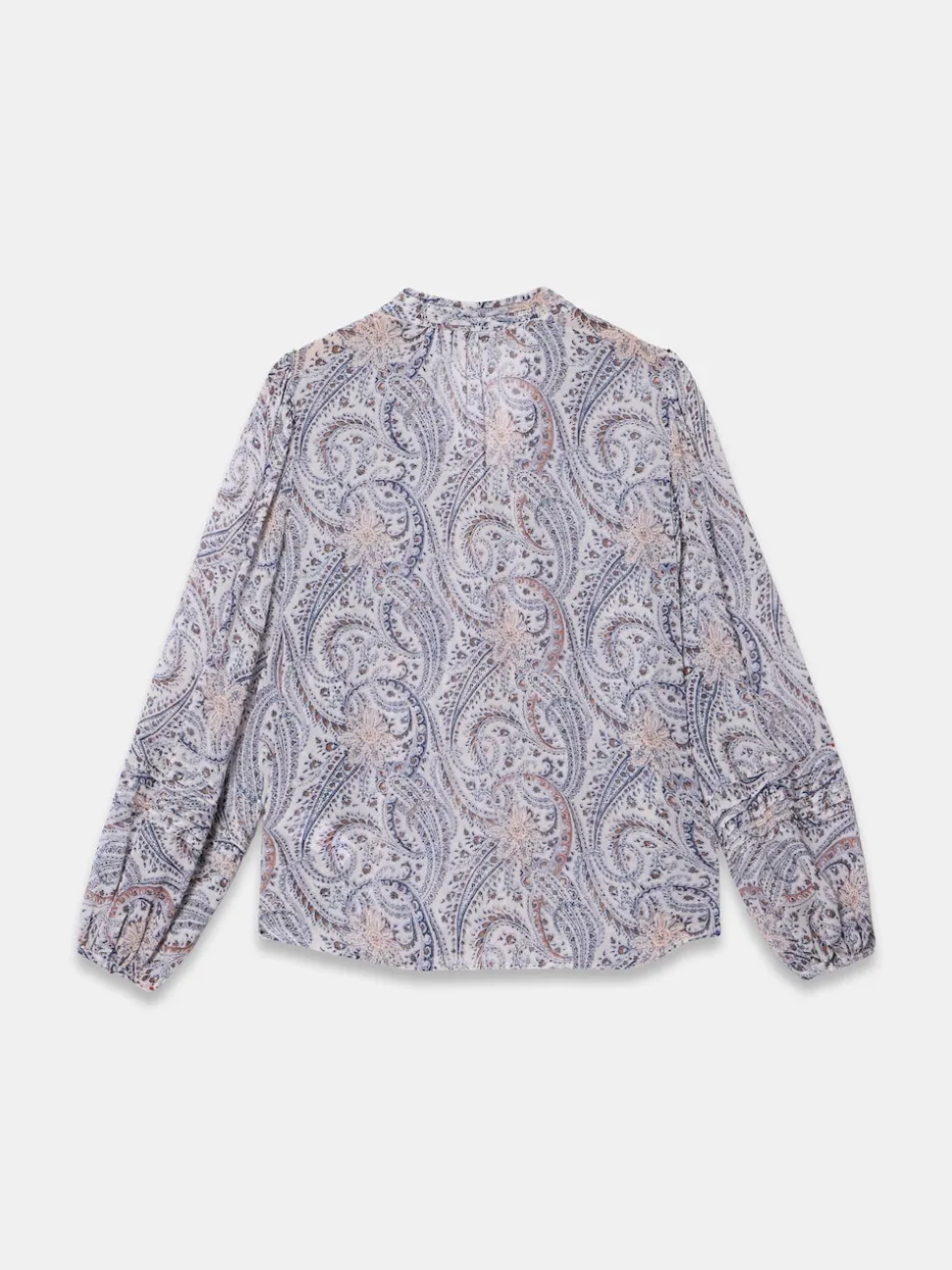 Mint Velvet Brown Paisley Print Blouse