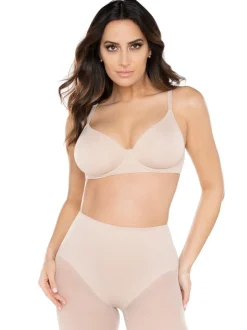 Mirclesuit Tummy Control Boy Warm Beige Waistline Sheer Rear Lifting Shorts