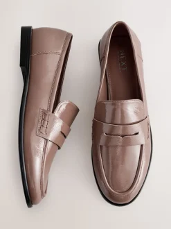 Mocha Brown Forever Comfort® Round Toe Penny Loafers