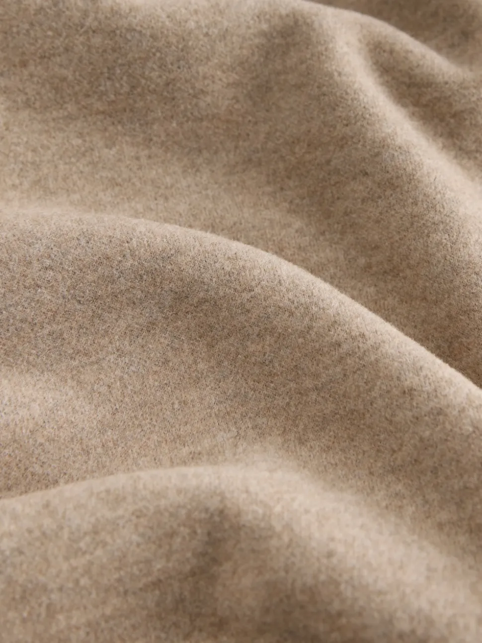 Mocha Brown Soft Brushed Finish Barrel Leg Trousers