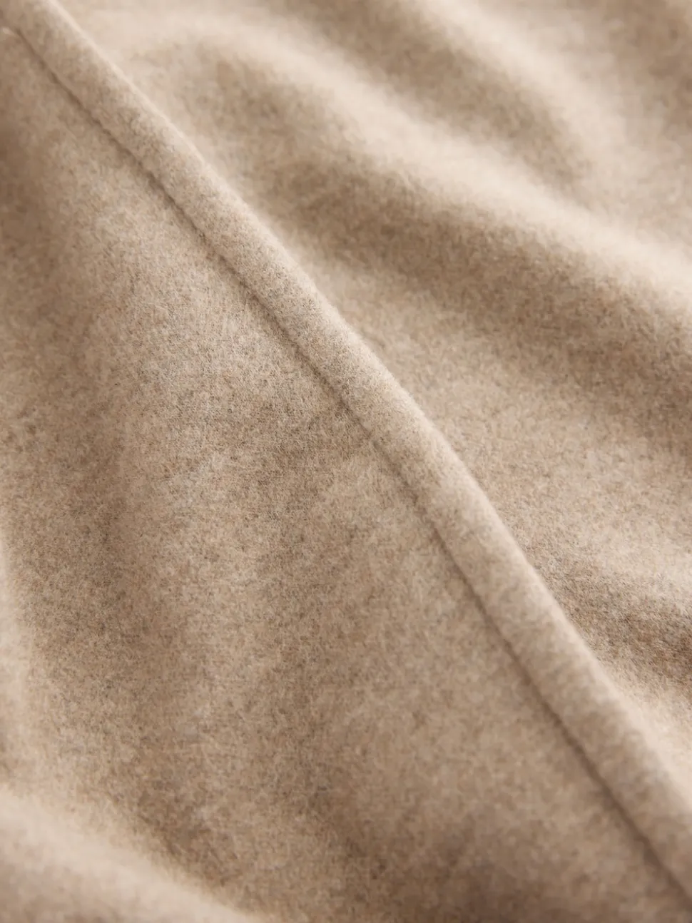 Mocha Brown Soft Brushed Finish Slouch Neck Longsleeve Sweatshirt
