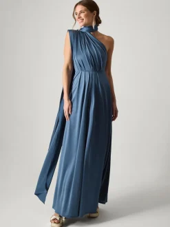 Monsoon Blue Thea Multiway Bridesmaid Dress