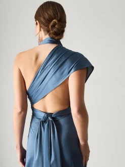 Monsoon Blue Thea Multiway Bridesmaid Dress
