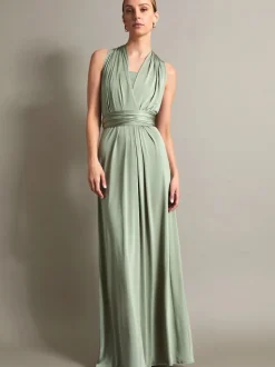 Monsoon Bottle Green Thea Multiway Bridesmaid Dress