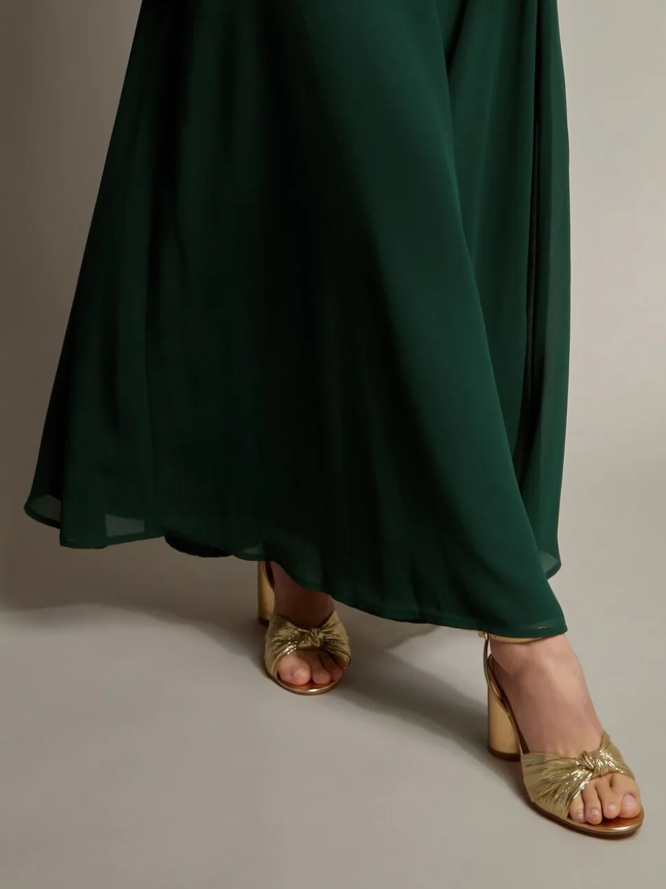 Monsoon Green Monica Lace Maxi Dress