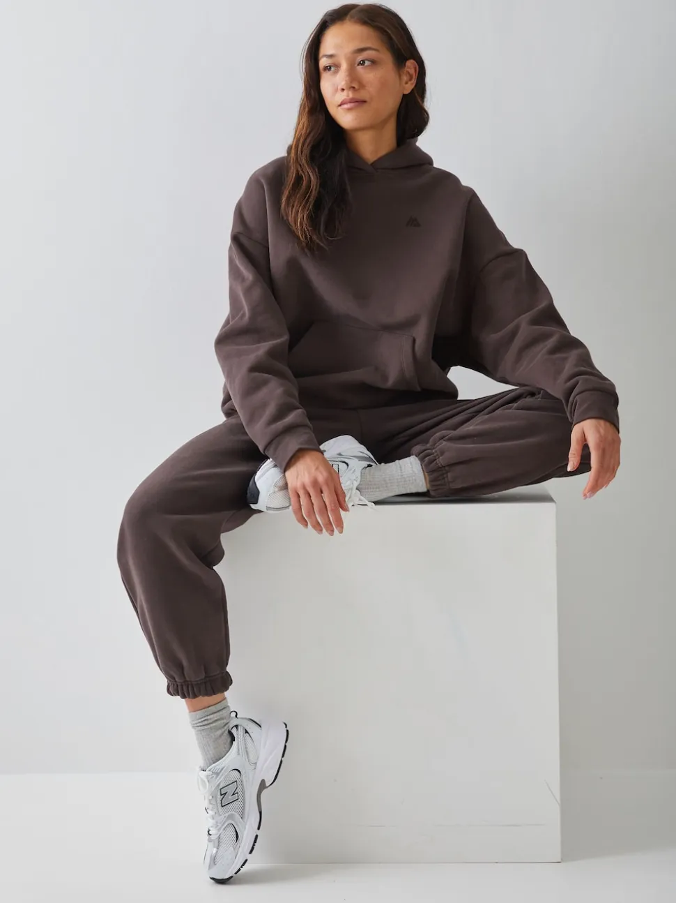 Montirex Brown Form Fleece Joggers