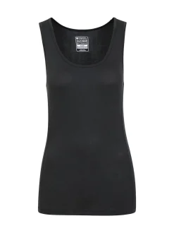 Mountain Warehouse Black Keep The Heat Womens IsoTherm Thermal Vest Top