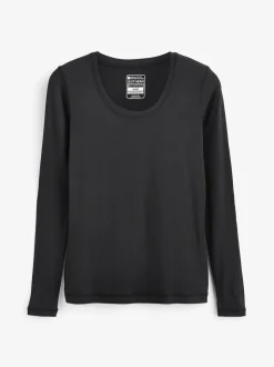 Mountain Warehouse Black Keep The Heat Quick Drying Thermal Top