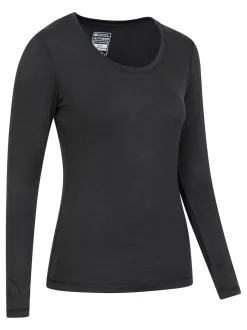 Mountain Warehouse Black Keep The Heat Quick Drying Thermal Top