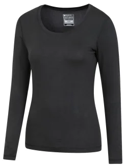 Mountain Warehouse Black Keep The Heat Quick Drying Thermal Top