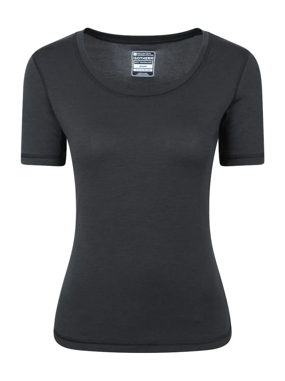 Mountain Warehouse Black Keep The Heat Short Sleeve T-Shirt