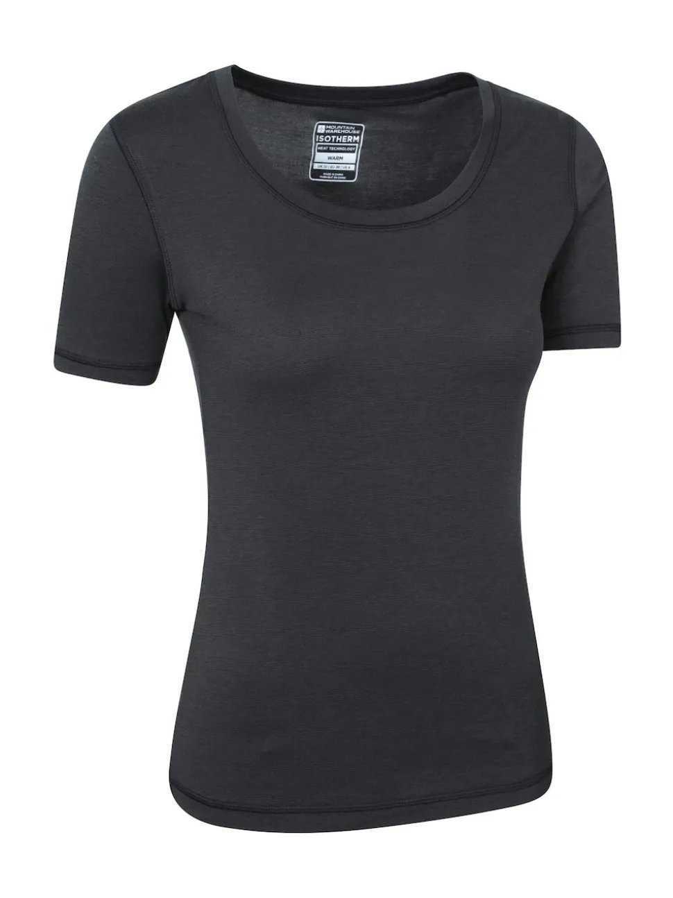 Mountain Warehouse Black Keep The Heat Short Sleeve T-Shirt