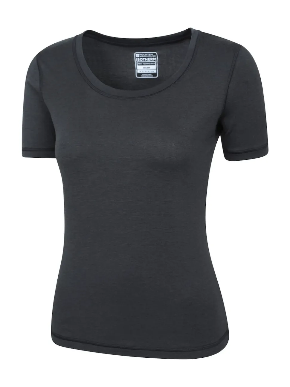 Mountain Warehouse Black Keep The Heat Short Sleeve T-Shirt