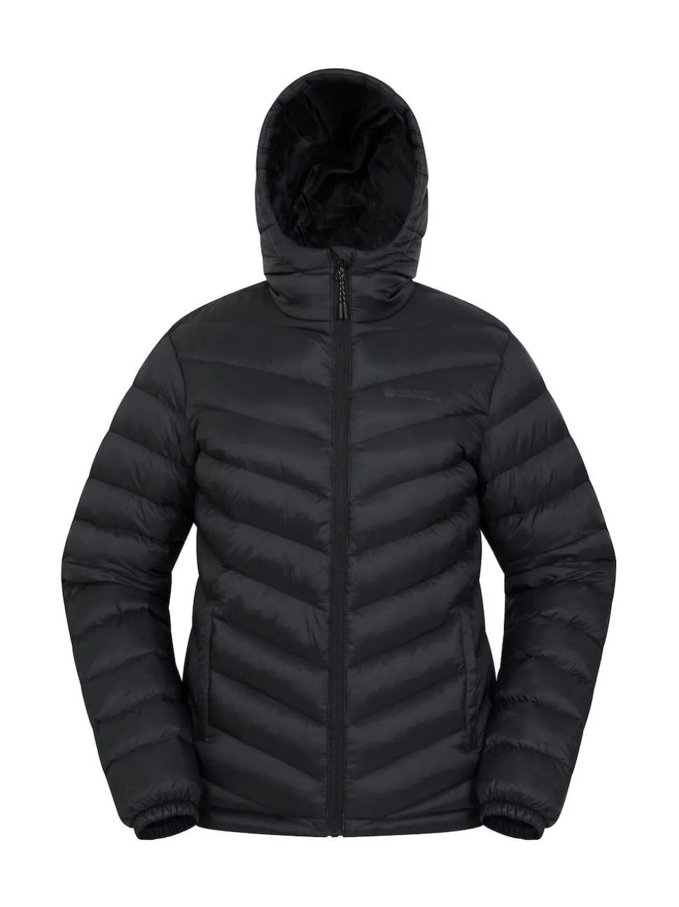 Mountain Warehouse Black Seasons Womens Water-Resistant Padded Jacket