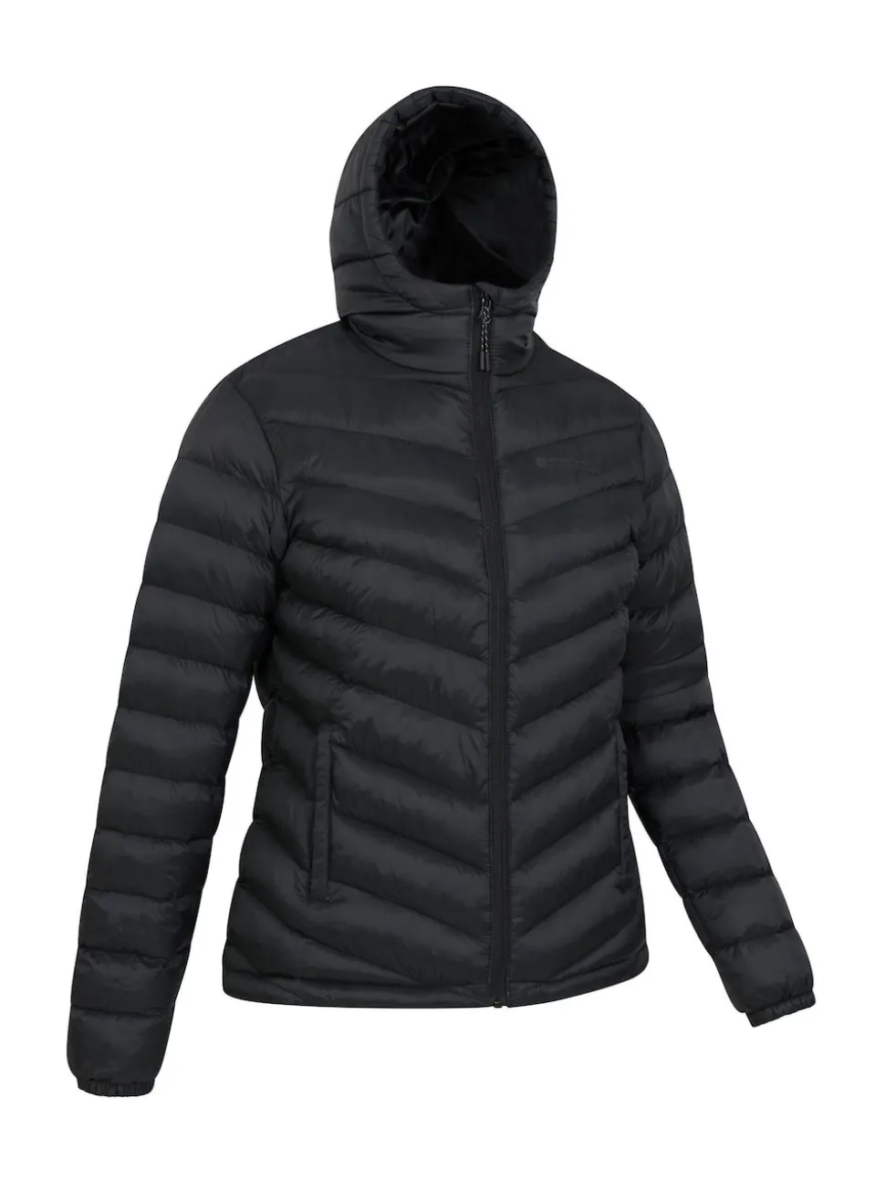 Mountain Warehouse Black Seasons Womens Water-Resistant Padded Jacket