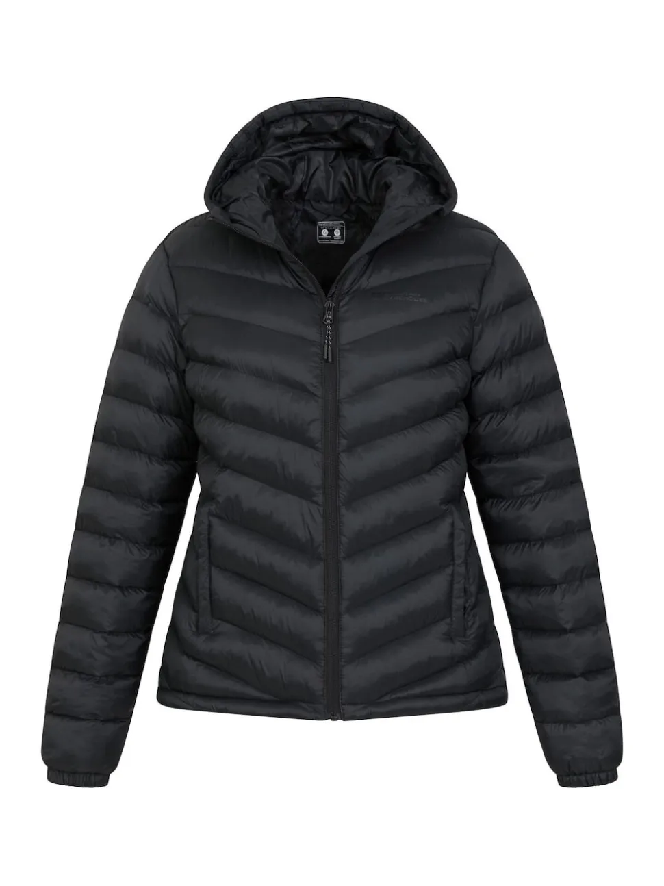 Mountain Warehouse Black Seasons Womens Water-Resistant Padded Jacket