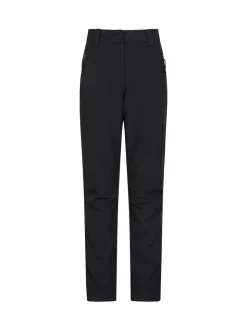 Mountain Warehouse Black Arctic II Womens Thermal Fleece Lined Short Trousers