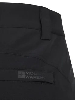 Mountain Warehouse Black Arctic II Womens Thermal Fleece Lined Short Trousers
