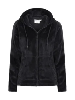 Mountain Warehouse Black Womens Snaggle Hooded Fleece